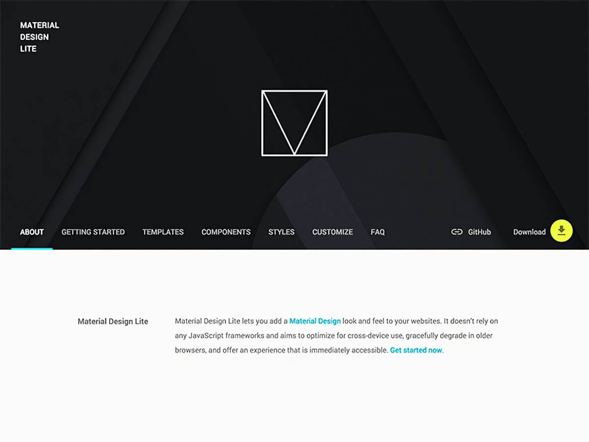 Material Design Lite de Google